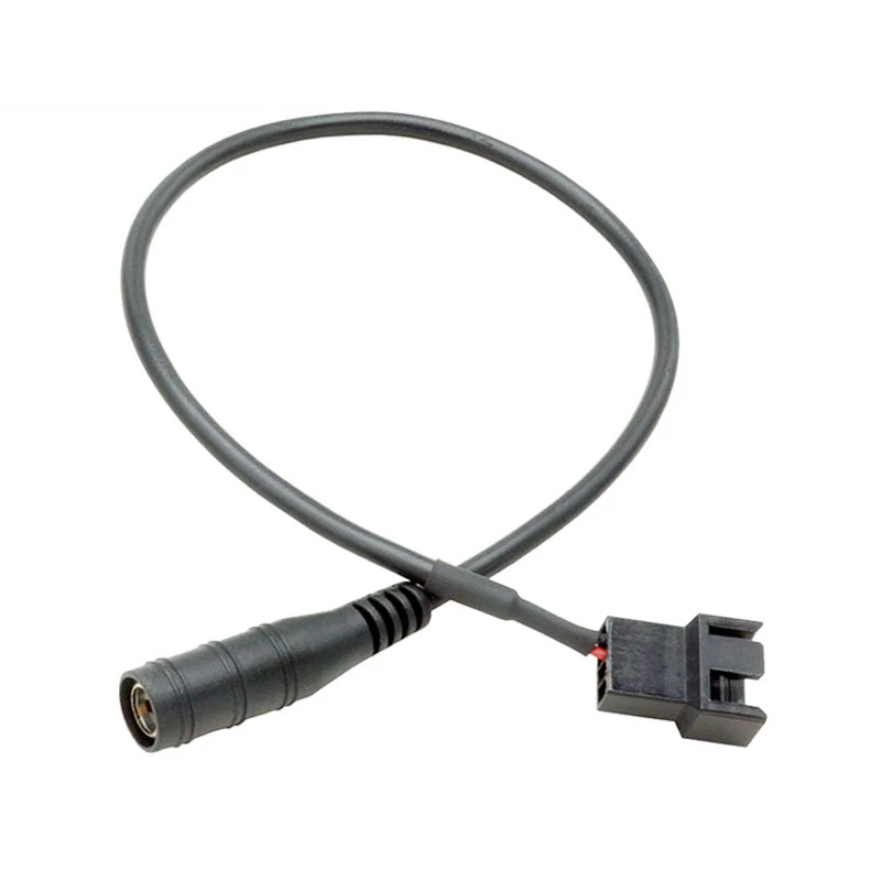 Wholesales Custom 0.3/0.5mm Durable DC 5521 Female Jack To 3pin 4pin Male Power Adapter Cable For Computer PC Fan