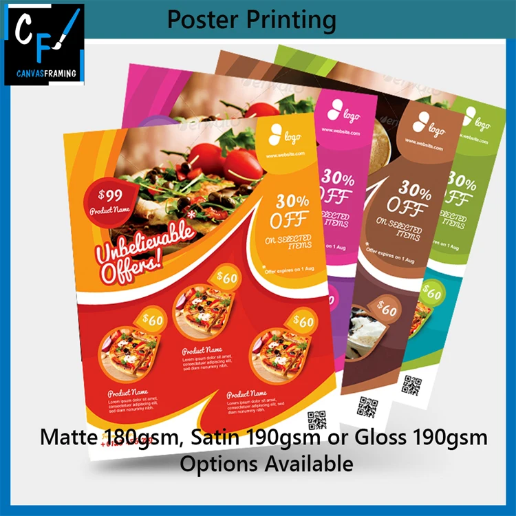 Custom modern Anime Advertising Promotion Poster printing world map posters and prints wall pictures for living room