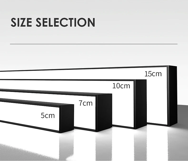 Commercial Lighting Aluminium recessed Led Linear Light 120cm 40w linear Pendant lamp