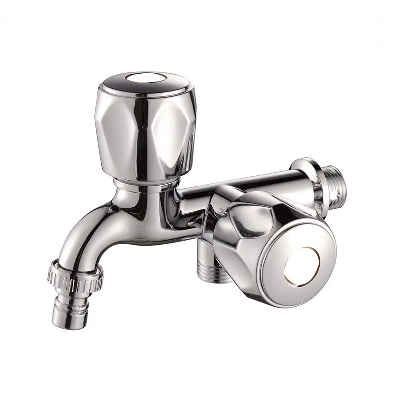 Factory Supply Low Price Water Tap Polished ABS Fast Open chrome bib tap