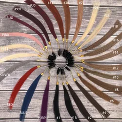 Hot Selling i Tip Hair Extension Remy Double Drawn Human Hair Customized Color Micro Link Hair Extension