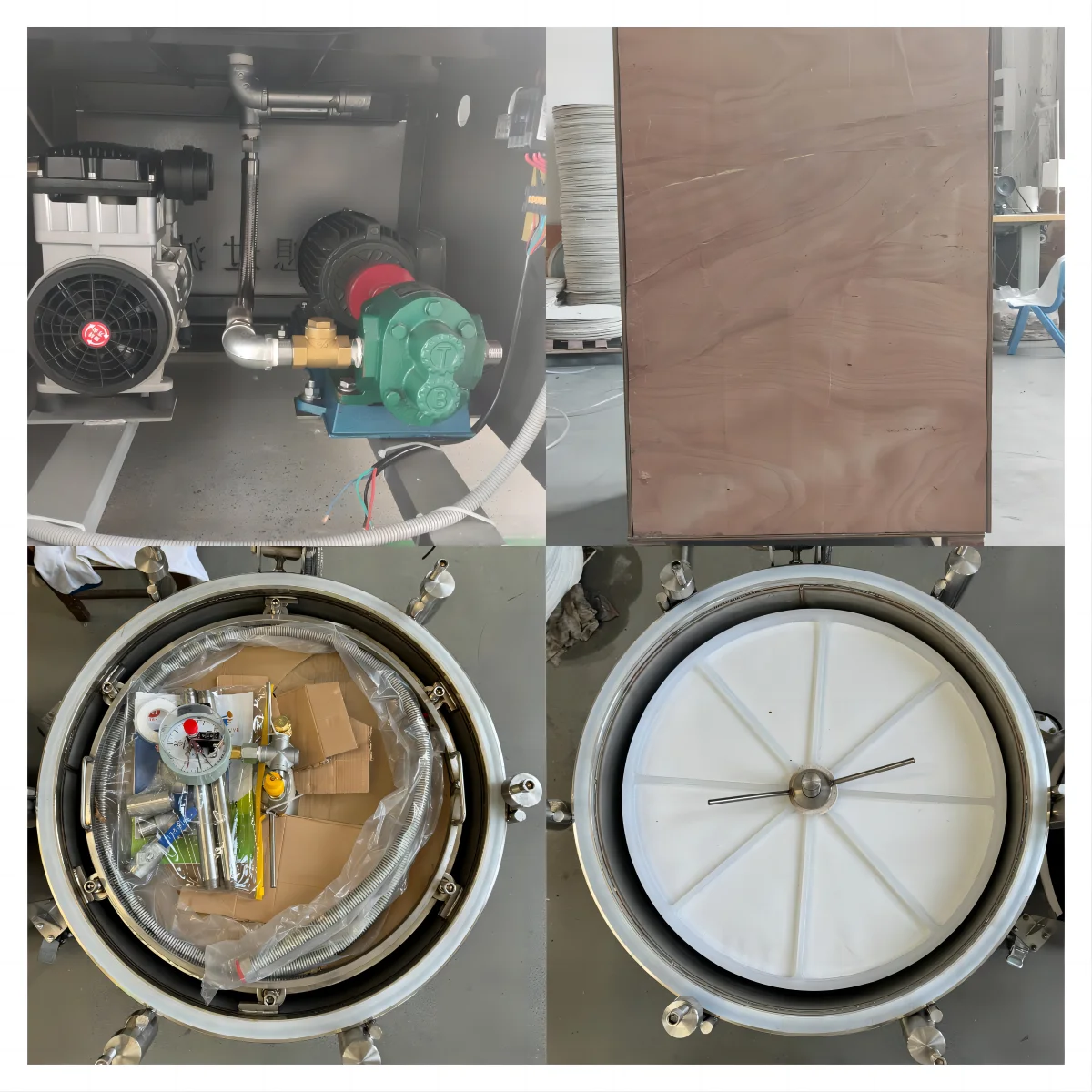 Used High Temperature Frying Oil Filter Automatic Type With Pump As Core Component