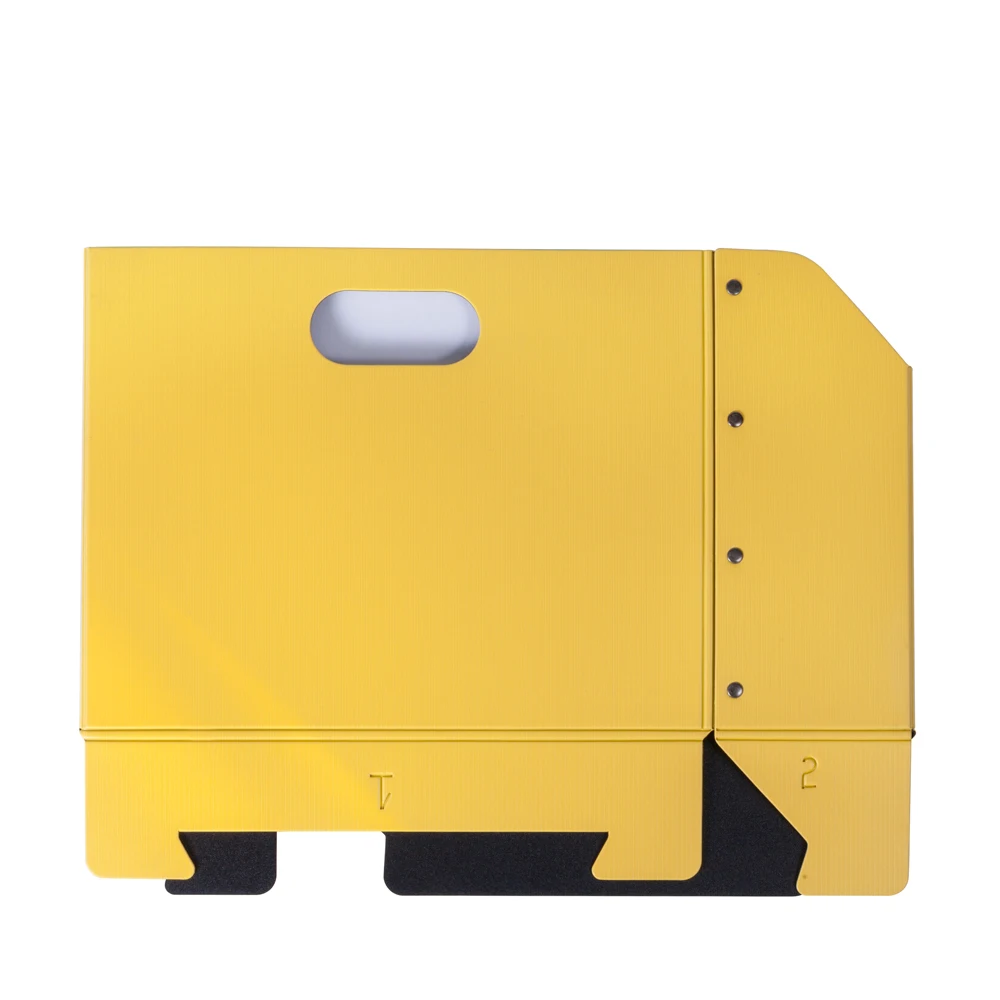 Desktop plastic file rack simple magazine rack foldable classified storage folder