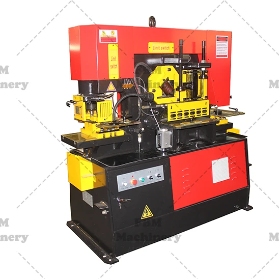 punching, bending and cutting steel plate hydraulic punching and shearing machine
