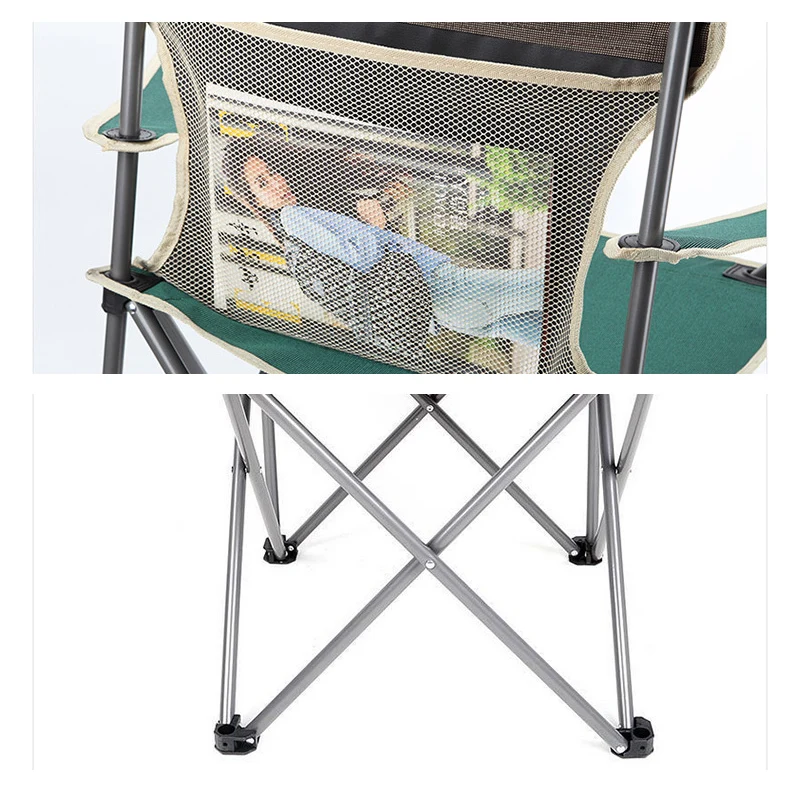 winpolarOutdoor Wholesale Lightweight Foldable Beach Camping Chair Folding Picnic Fish Chair High Quality Folding Camping Chair