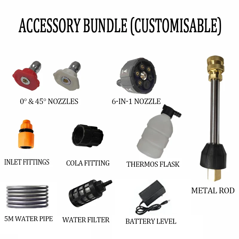 Portable High Pressure Hand Other Vehicle Tools Car Washer Gun Car Wash Kit Car Washer