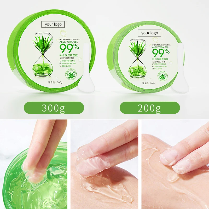 Oem Cosmetic Factory Organic Aloe Vera Gel Natural Anti-aging Moisturizer Whitening Aloe Vera Gel