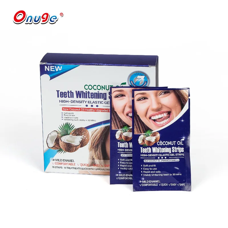 advanced tooth whiter products 6% hp coconut oil whitening teeth professional oral polishing strip