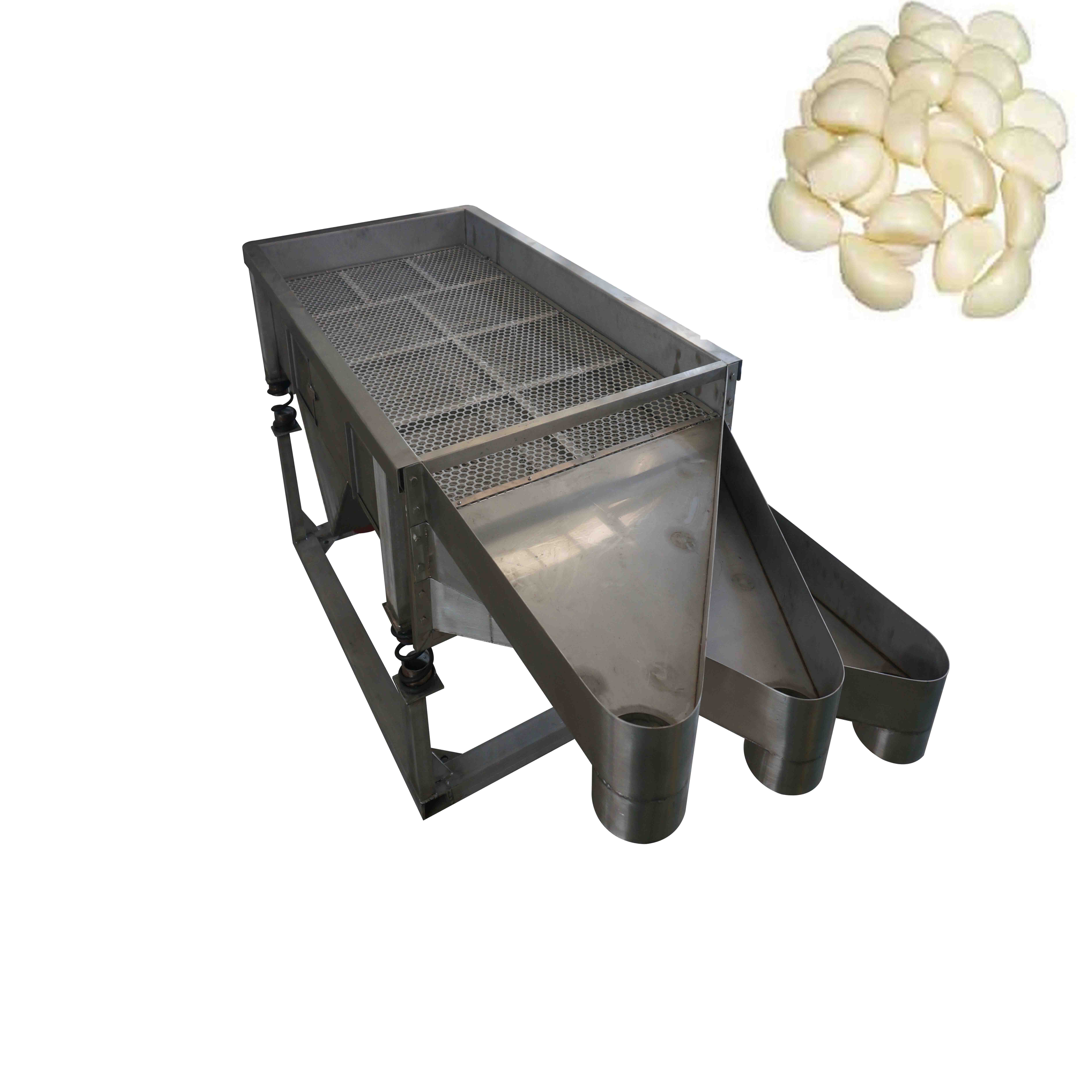 stainless304 size of sieve processing line garlic sorting and grading machine