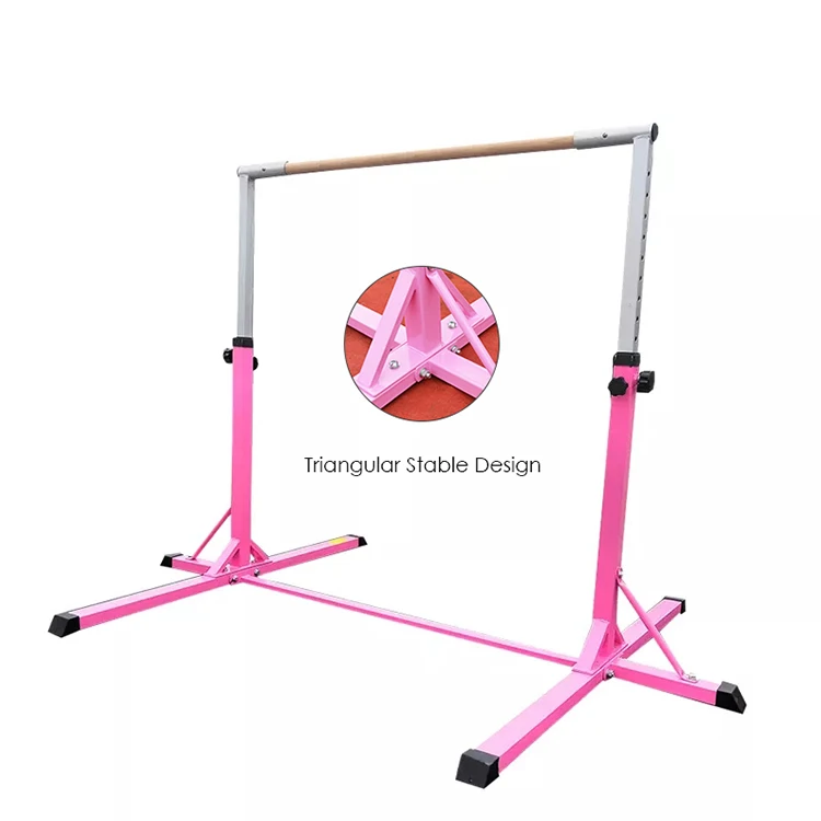 Wholesale Gymnastics Toy Pull-up Height AdjustableChildren Gym Training Horizontal Bar