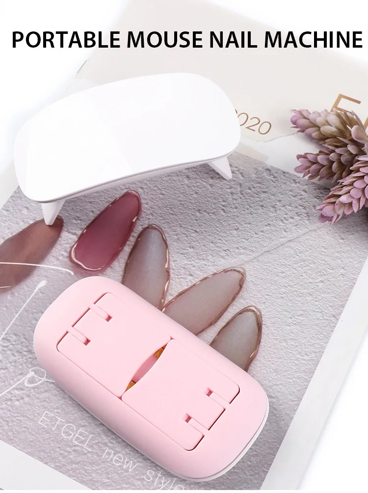 Sep Discount Mini 6W UV Led lamp Nail Rechargeable Salon Acrylic Uv Led Table Nail Lamp For Nail Art