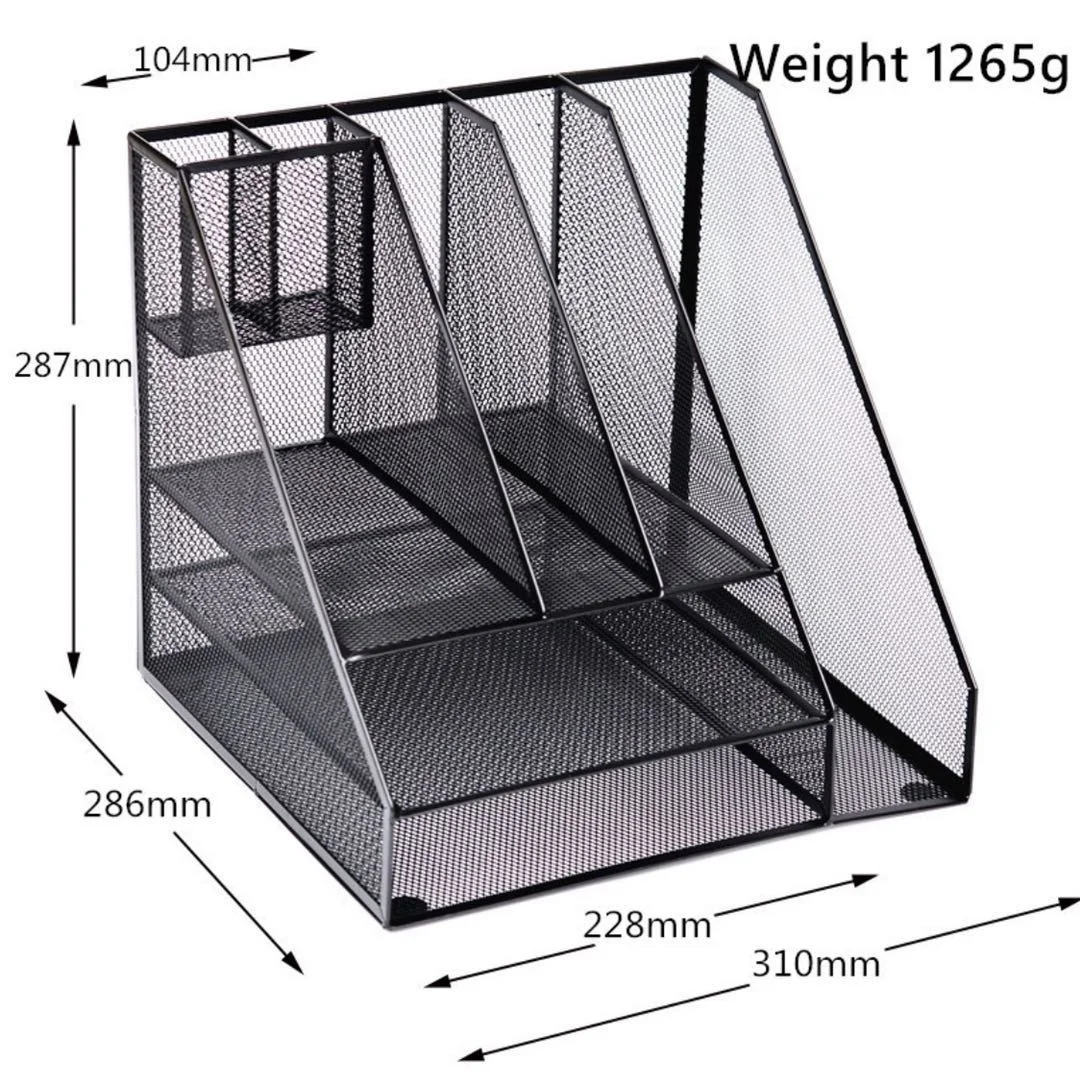
Metal mesh portfolio file box office supplies folder storage of supplies 