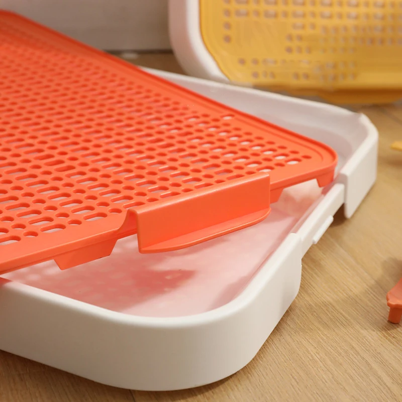 Dog Toilet Banana Stand Puppy Training Indoor Portable Fence Easy to Clean Pet Dog Pee Pads Tray Toilet