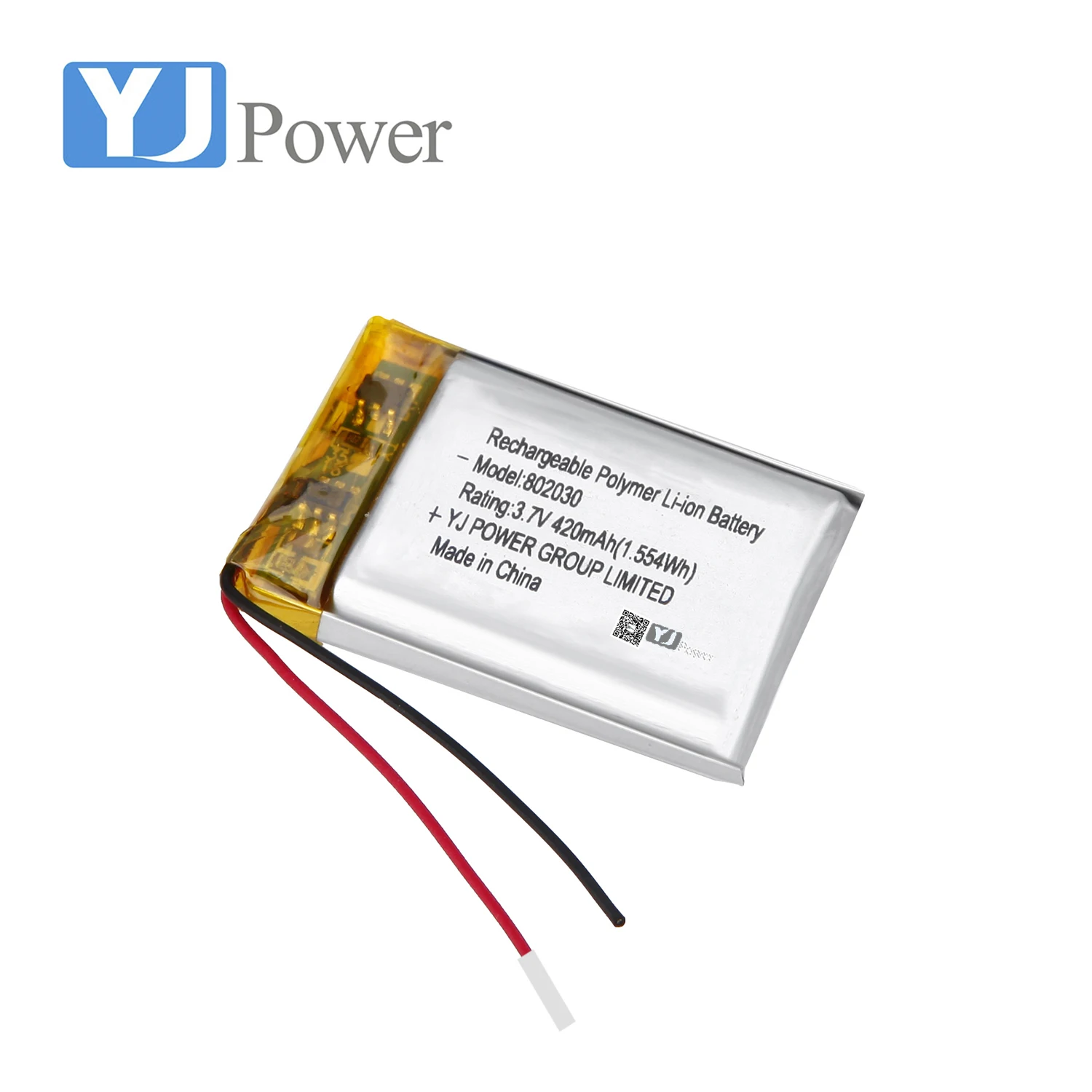 Wholesale high quality KC certification 380mAh Lipo battery 3.7v lithium polymer battery 801230 liion lithium battery