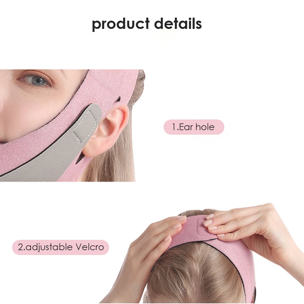 V Line Shape Face Lifting Belt Facial Slimming Band Anti Wrinkle Face Bandage