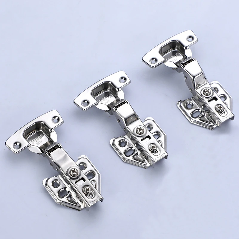 BBDHOME Furniture Fittings Clip On Soft Close Hydraulic Office Hotel Concealed Stainless Steel Cabinet Hinge