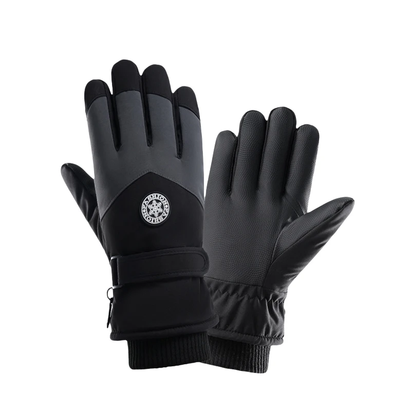 wholesale cheap fashion men/women gloves  black workout hand gloves cotton ski snow gloves