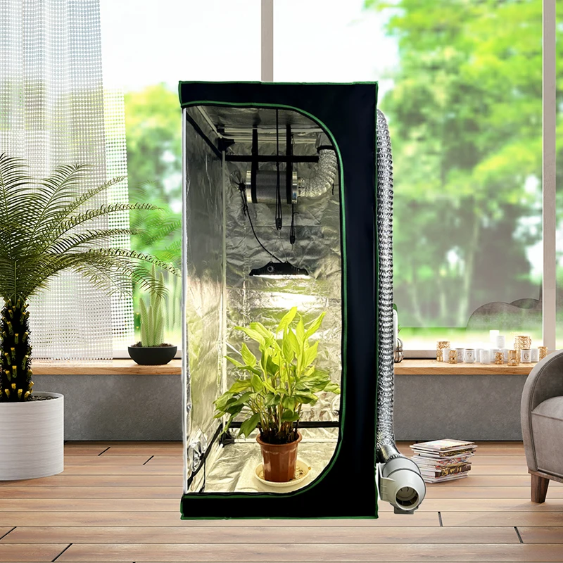 Taiyi Grow Plant Indoor Tent 0.6*0.6*1.6m 1*1*2m Indoor Grow System Grow Tents Complete System