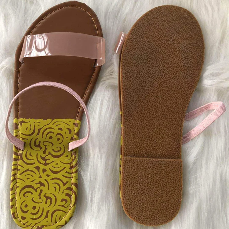 China wholesale new fashion jelly latest women clear sandals  flat sandals colorful  sandals for women