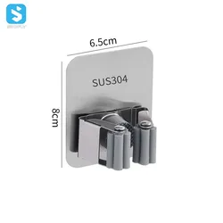 Wholesale Multi Function Mop Wall Mounted Hook Hanger Bathroom Hanging Wall Hook Sticky Hook