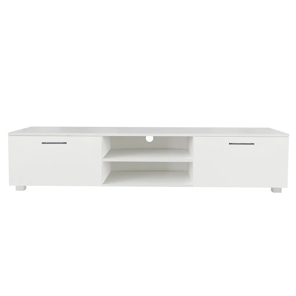 Home Simple Design Wood Long Store Content TV  Cabinet Stand With Showcase