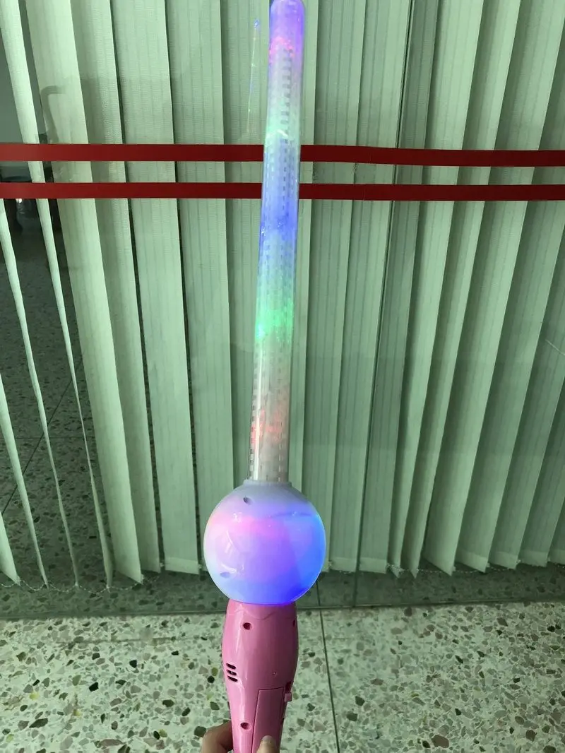 Music Electric Blowing Bubble Maker Bubble Wand With Light For Kids outdoor and indoor electric glow stick bubble toy