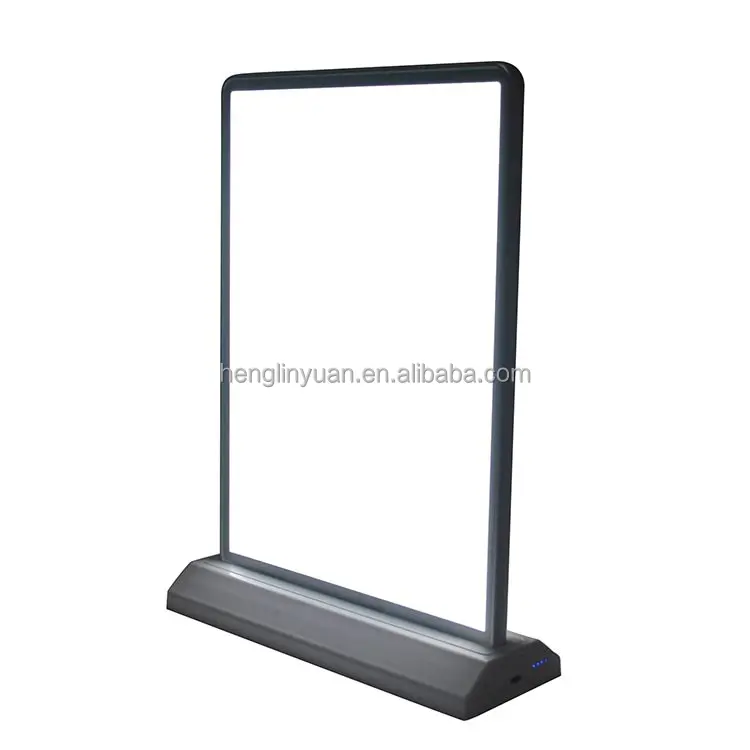 HLY Tabletop Led Light Box Table Top Display Led Light Box Signal Sign Advertising Led Light Boxes