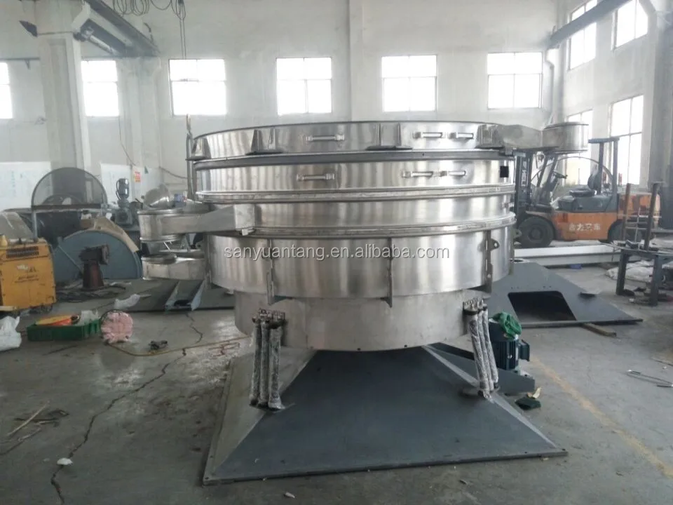 Grain Spice Dust Sifting Device Machinery Round Tumbler Swing Rotary Vibrating Screen
