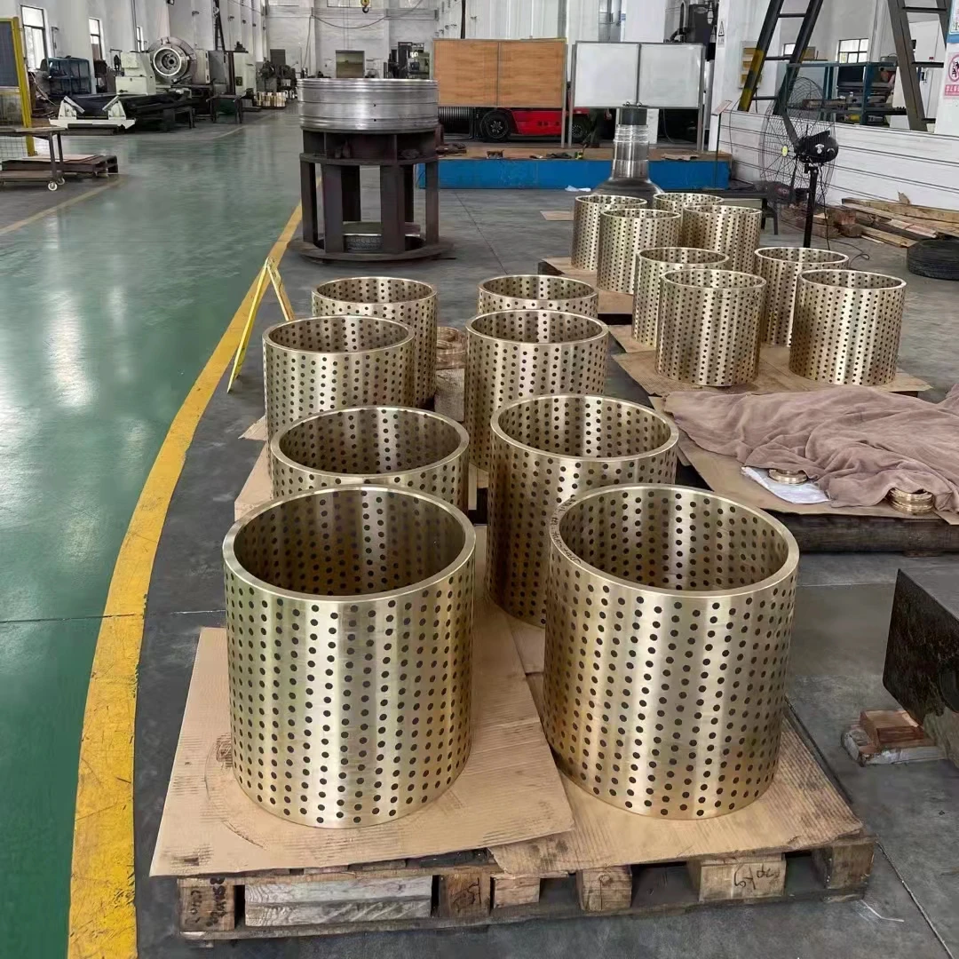 High Quality Custom Bronze Cylindrical Bush,Bronze Cylindrical Slide Bearing Bushing,Oilless Self-Lubricating Bush With LowPrice