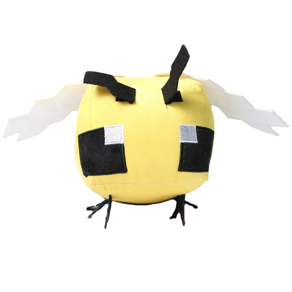 Custom Yellow Bee Stuffed Honeybee Plush Doll Cartoon Funny Bee Stuffed Animal Plush Toys