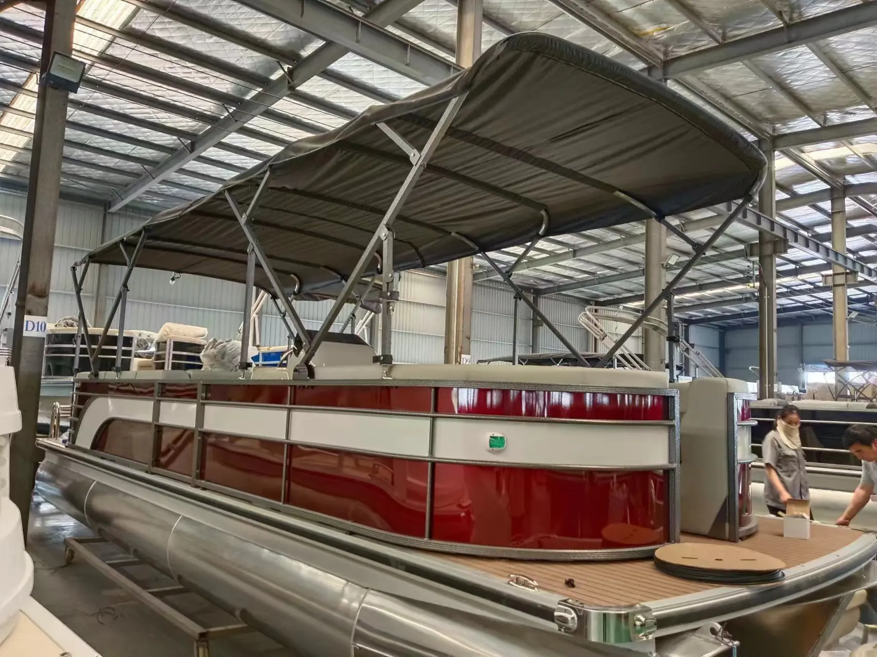25ft 7 5 m 12-14 пассажирский паром tour tritoon алюминиевые понтонные лодки для продажи