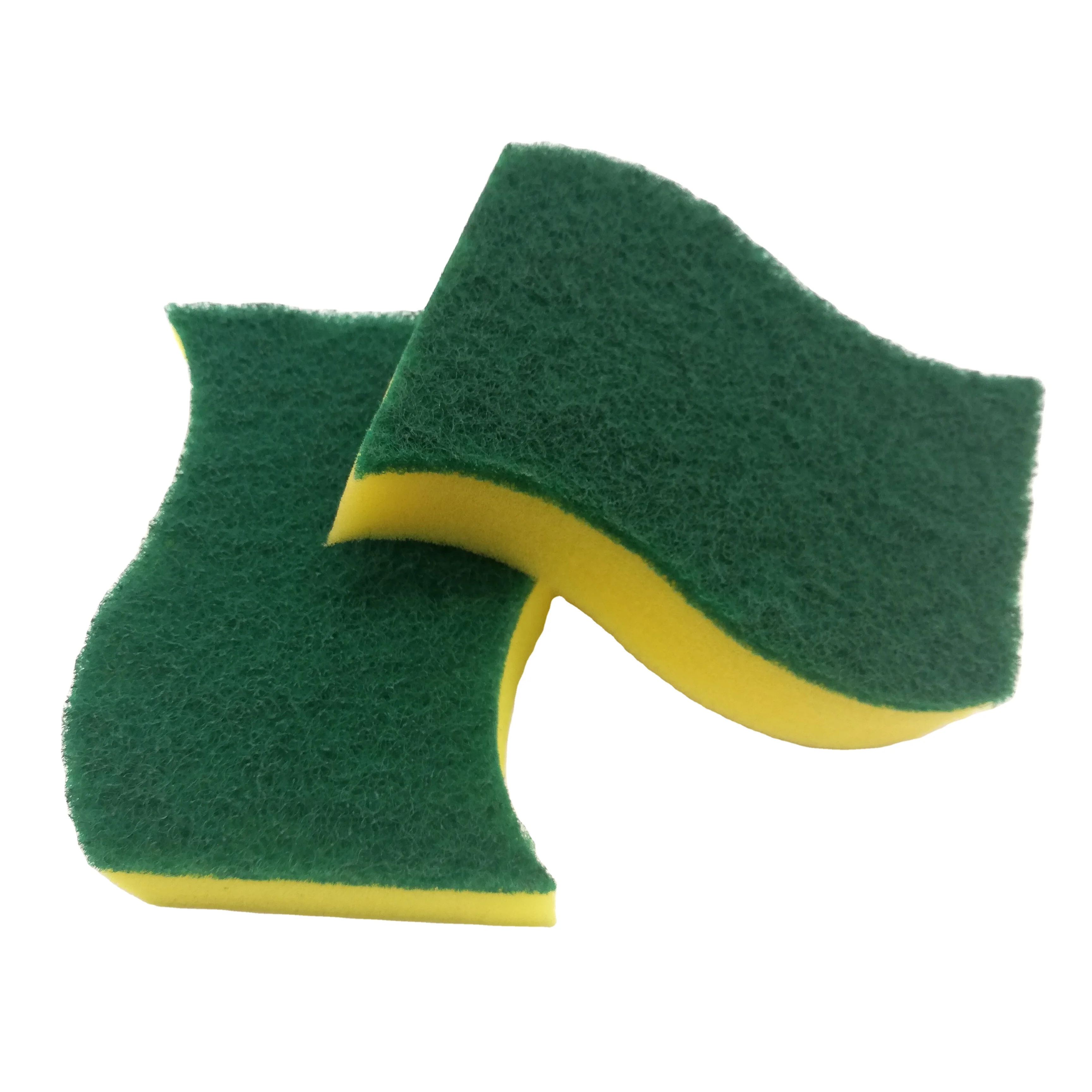 On Sale Polyurethane foam scrub abrasive scouring pad cleaning kitchen sponge for dishes