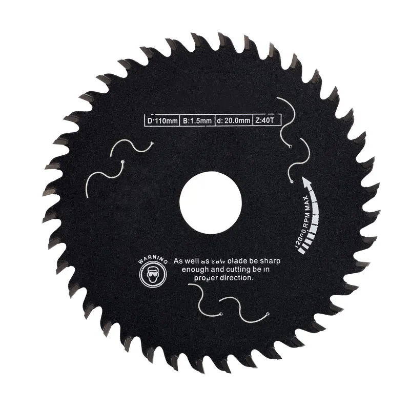 40T Circular Saw Blades 110mm Industrial Grade Woodworking Cutting Disc
