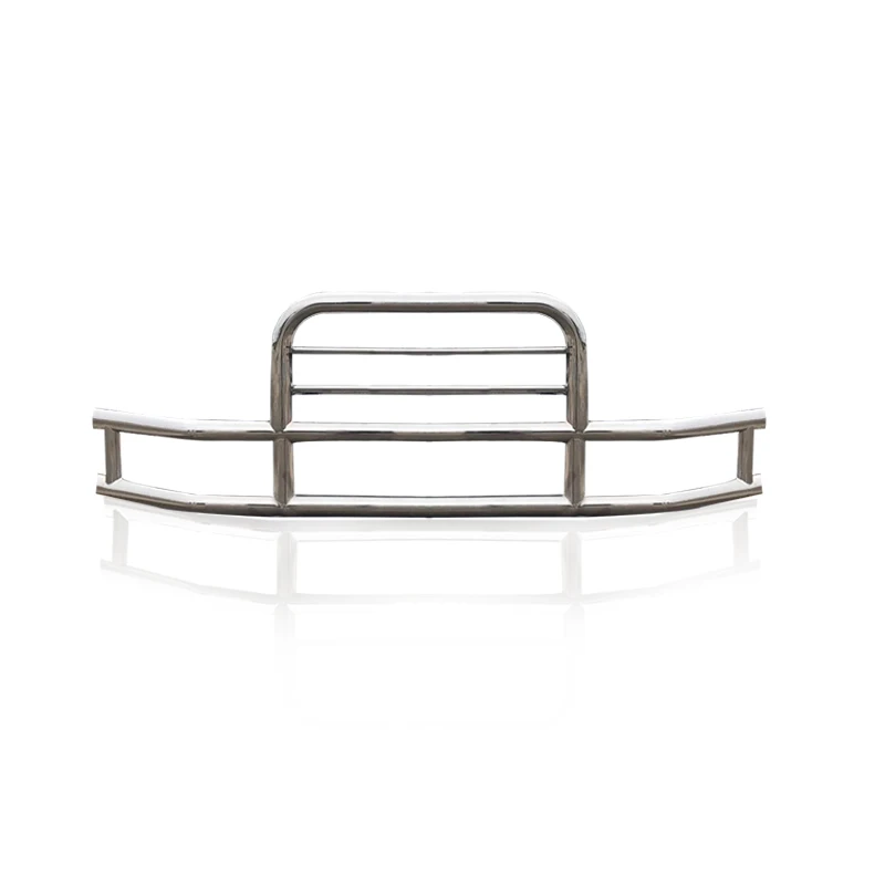 Dongsui factory OEM 304 SS bumper MOOSE DEER stainless steel dump bumper  american truck bumper for International Prostar 2018+