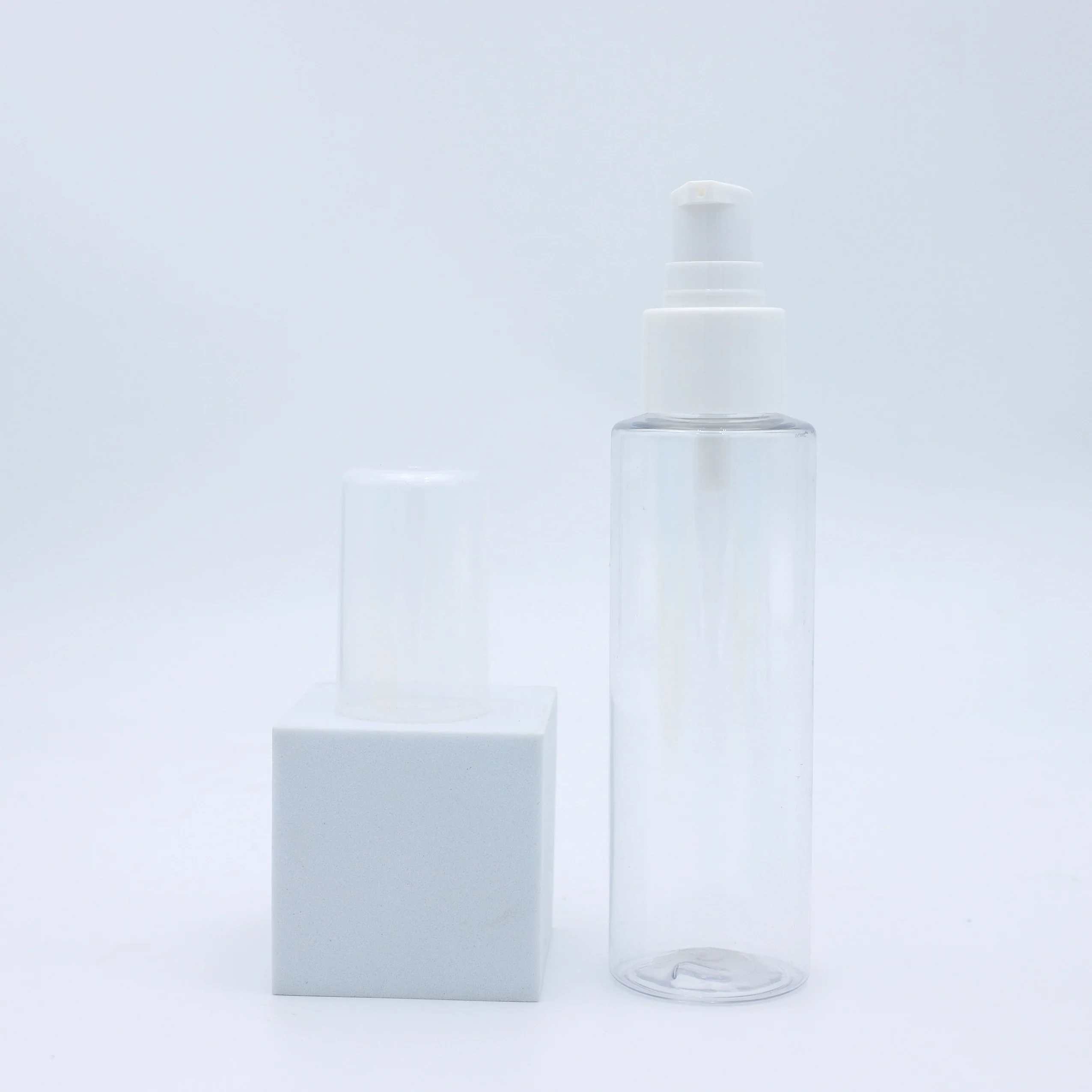 20/410 24/410 20/415 24/415 White Plastic Treatment Pump Cream Oil Pump with Full Transparent Cap