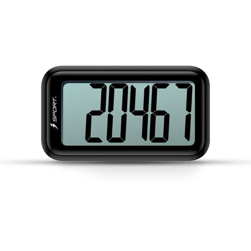 
CE RoHs Ultra Large Display Walking Step Counter Precise 3D Pedometer 