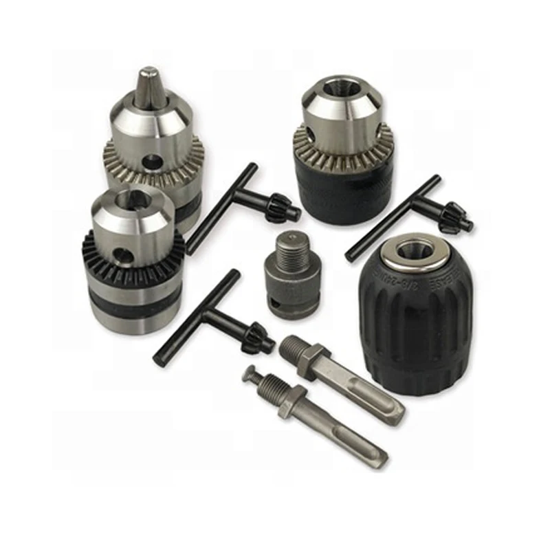 Key Type Drill Chuck 1-13 JT6 Drill Chuck with Key Steel Manual Chuck