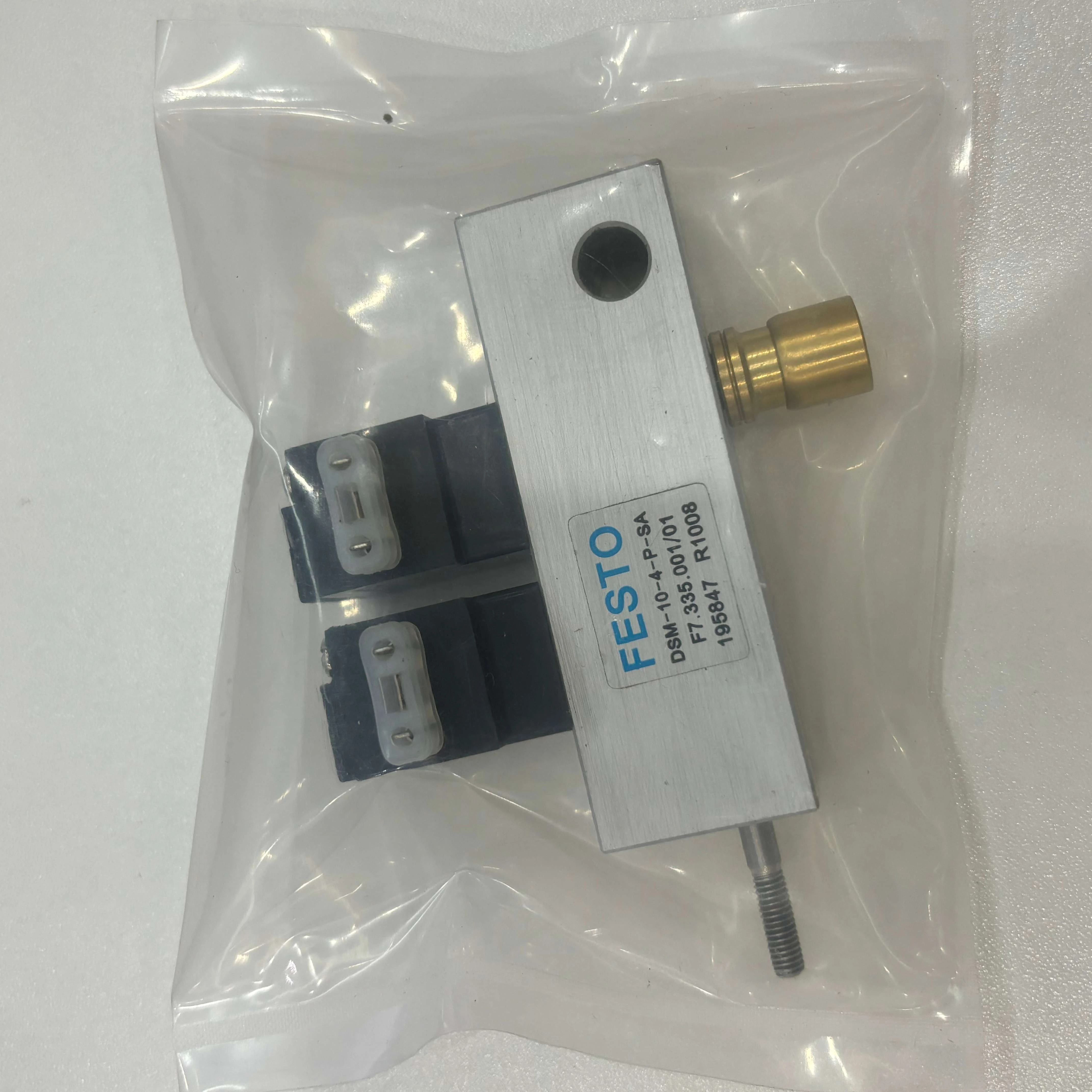 Heidelber Double Head Cylinder with Ink Solenoid Valve F7.335.001