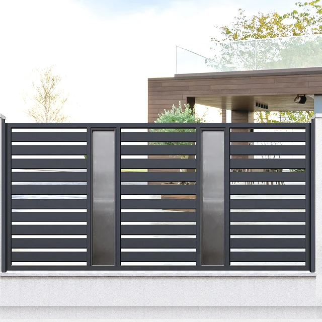 Black Powder Coated China Type Vertical Aluminum  Fencing