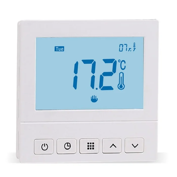 7 day weekly programming heating thermostat wifi programmable room thermostat
