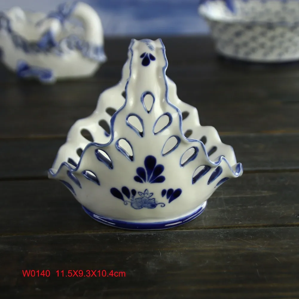  Мини-Корзина Для Зубочисток Delft Керамическая