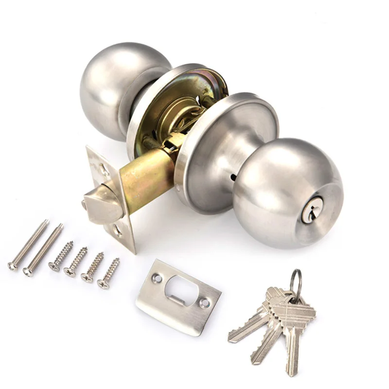 Chinese factory direct sales orb knob lock door knob and lock set furniture knob locks