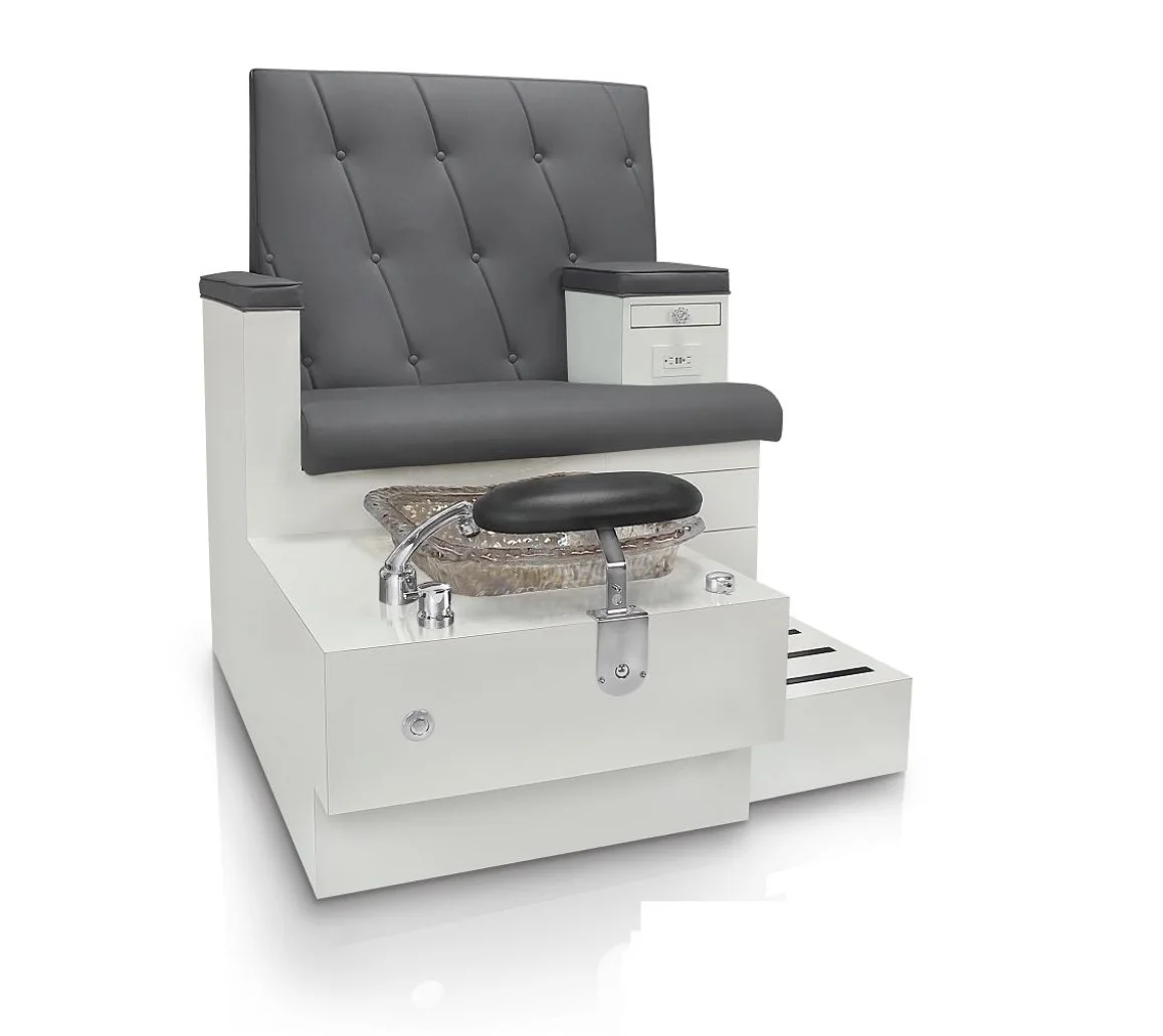 EPC070 Premium Professional Reclining Manicure Spa Equipment Pedicure Chair and Basin