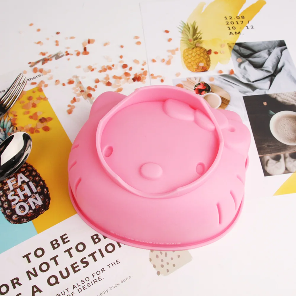 Wholesale Handmade Cat Shape Soap Silicone Cake Mold Silicone Chocolate Cake Molds