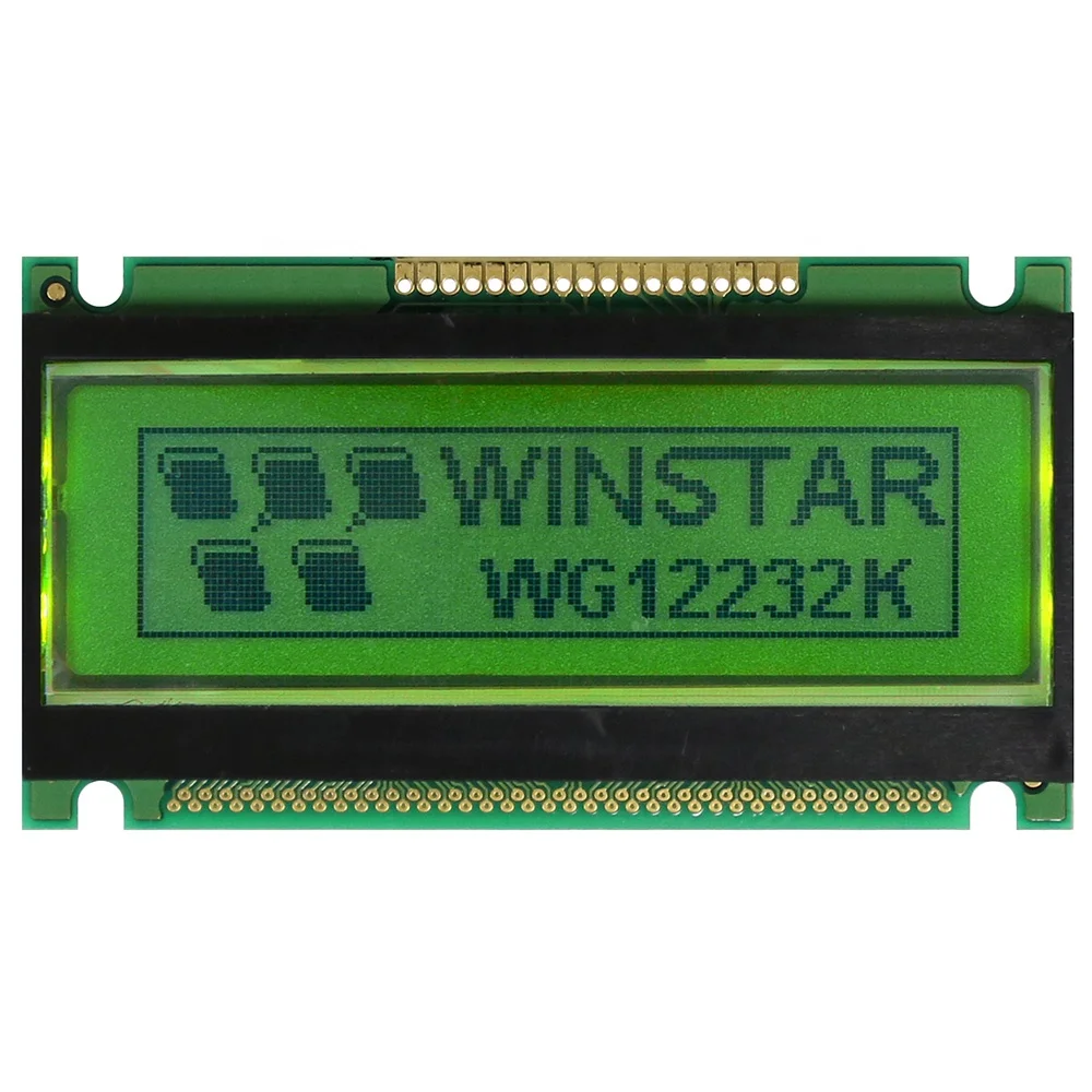 12232 Dot Custom LCD Winstar Graphic LCD Display Module 5V Power Supply 122x32 WG12232K