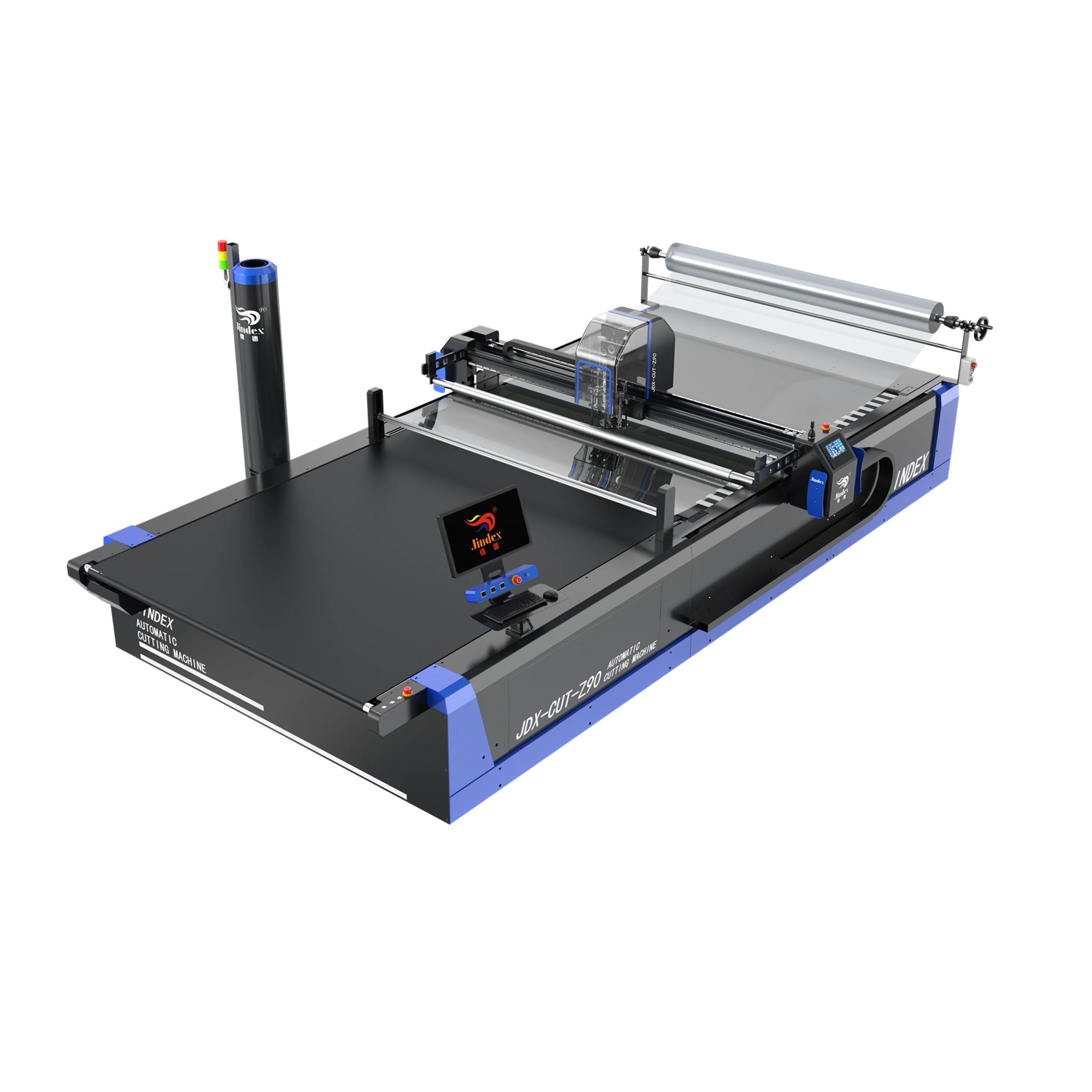 Jindex Computerized Apparel Garment Cutting Machine for mass production Woven fabric Knitted fabric CADCAM  Oscillating knife