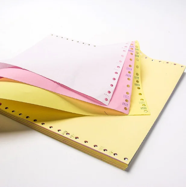 customized high quality 100% Original Wood Pulp Carbonless paper/ NCR Paper for Printing