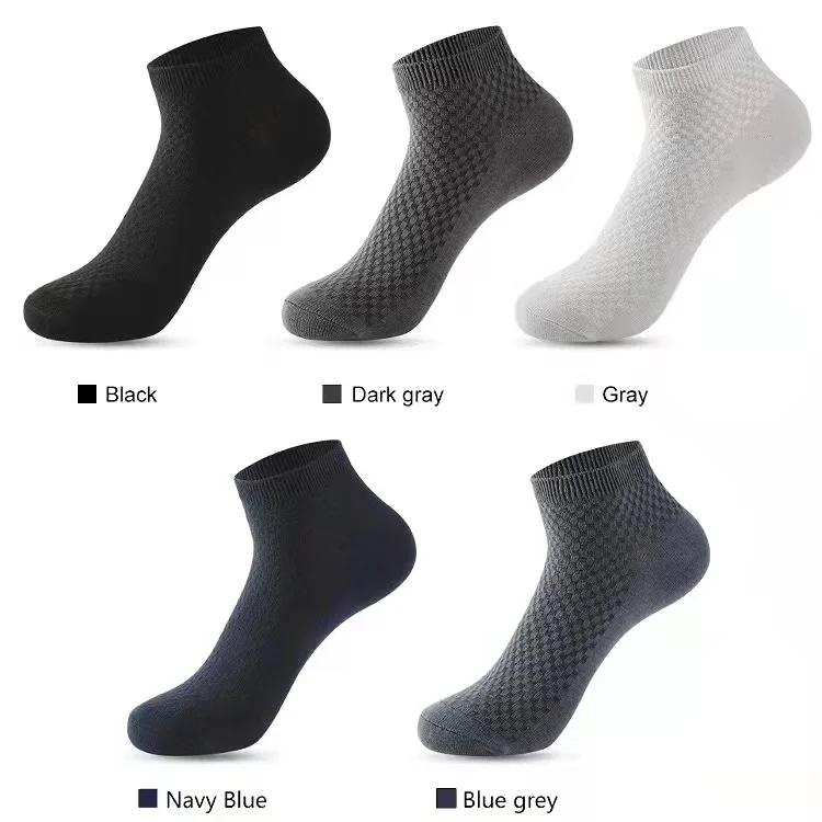 Socks wholesale dress socks men plain breathable crew socks bamboo