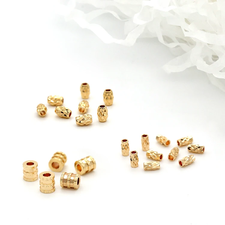 Wholesale 14K Gold Plated Beads for Bracelet Making