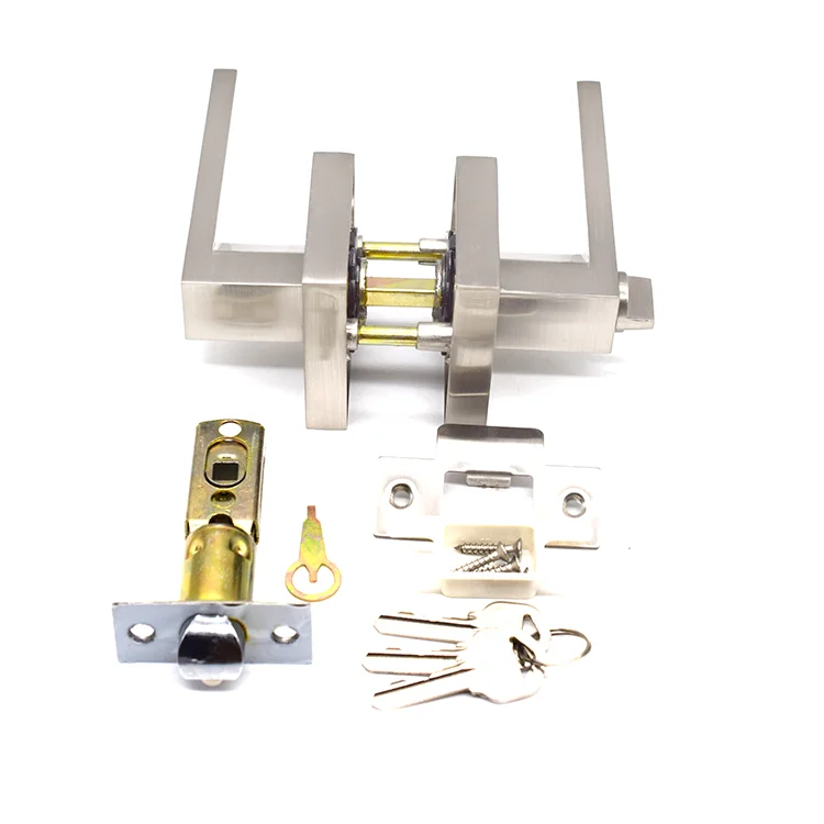 Aluminium Door Handle Plate Simple Style New 2021 Door Handle Plate Key Lock multi point lock